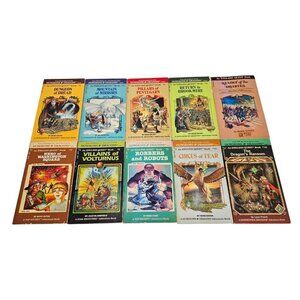 Vintage Dungeons And Dragons D&D Endless Quest Books Lot of 10 #1-5, 7-10, 16